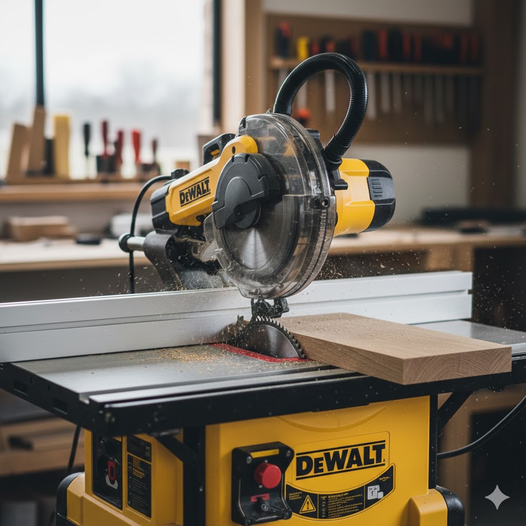 serra de bancada DeWalt DWE7492 vale a pena review 2026