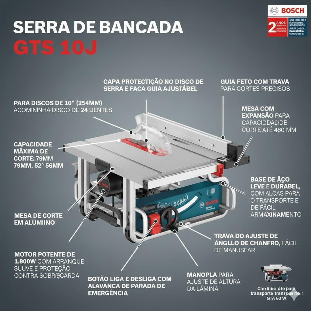 Bosch GTS 10 J vale a pena